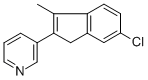 3-(6-chloro-3-methyl-2-indenyl)pyridine CAS#: 2126-63-8