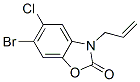 3-Allyl-6-bromo-5-chlorobenzoxazol-2(3H)-one CAS#: 20844-82-0