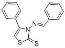 3-Benzylideneamino-4-phenylthiazoline-2-thione CAS#: 22454-80-4