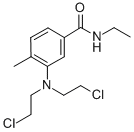 3-(Bis(2-chloroethyl)amino)-N-ethyl-p-toluamide CAS#: 21447-85-8