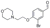 3-BroMo-4-(2-Morpholinoethoxy)benzaldehyde CAS#: 258831-64-0