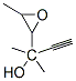 3-Butyn-2-ol, 2-methyl-2-(3-methyloxiranyl)- (9CI) CAS#: 24446-55-7