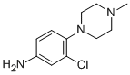 3-CHLORO-4-(4-METHYLPIPERAZIN-1-YL)ANILINE CAS#: 16154-72-6