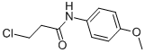 3-CHLORO-N-(4-METHOXYPHENYL)PROPANAMIDE CAS#: 19313-87-2