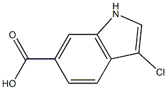 3-Chloro-1H-indole-6-carboxylic acid CAS#: 219508-17-5