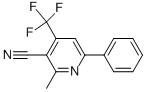 3-Cyano-2-methyl-6-phenyl-4-(trifluoromethyl)-pyridine CAS#: 200879-63-6