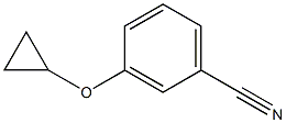 3-Cyclopropoxy-benzonitrile CAS#: 223690-04-8