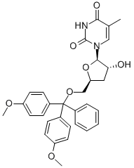 3'-DEOXY-5'-O-(DIMETHOXYTRITYL)-5-METHYLURIDINE CAS#: 114551-15-4