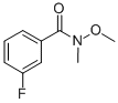 3-FLUORO-N-METHOXY-N-METHYLBENZAMIDE CAS#: 226260-01-1