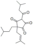 3-Isopentyl-5-isovaleryl-3-(3-methyl-2-butenyl)-1,2,4-cyclopentanetrione CAS#: 1891-39-0