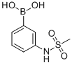 3- (METHYLSULFONYLAMINO) חומצה PHENYLBORONIC CAS #: 148355-75-3