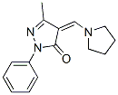 3-Methyl-1-phenyl-4-(1-pyrrolidinylmethylene)-2-pyrazolin-5-one CAS#: 24664-56-0
