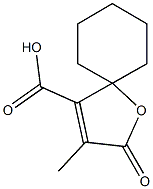 3-Methyl-2-oxo-1-oxaspiro[4.5]dec-3-ene-4-carboxylic acid CAS#: 29542-72-1