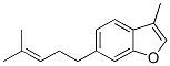 3-Methyl-6-(4-methyl-3-pentenyl)benzofuran CAS#: 25074-12-8