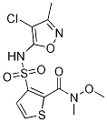 3-(N-(4-chloro-3-Methylisoxazol-5-yl)sulfaMoyl)-N-Methoxy-N-Methylthiophene-2-carboxaMide CAS#: 210421-71-9