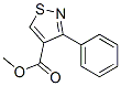 3-Phenyl-4-isothiazolecarboxylic acid methyl ester CAS#: 21905-48-6