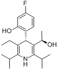 3-Pyridinemethanol, 5-ethyl-4-(4-fluoro-2-hydroxyphenyl)-a-methyl-2,6-bis(1-methylethyl)-, (aR,4S)-rel- (9CI) CAS#: 202917-22-4