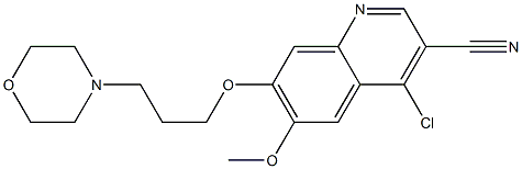 3-Quinolinecarbonitrile, 4-chloro-6-Methoxy-7-[3-(4-Morpholinyl)propoxy]- CAS#: 214487-30-6