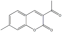 3-acetyl-7-methyl-2H-chromen-2-one CAS#: 20280-93-7