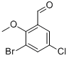 3-bromo-5-chloro-2-methoxybenzaldehyde CAS#: 25299-26-7