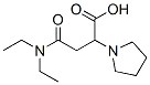 3-(diethylcarbamoyl)-2-pyrrolidin-1-yl-propanoic acid CAS#: 28646-23-3