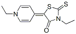 3-ethyl-5-(1-ethyl-(1H)-pyridin-4-ylidene)-2-thioxothiazolidin-4-one CAS#: 25962-08-7