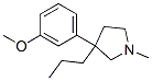 (+)-3-(m-Methoxyphenyl)-1-methyl-3-propylpyrrolidine CAS#: 29369-01-5