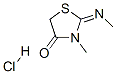 3-methyl-2-(methylimino)thiazolidin-4-one monohydrochloride CAS#: 2087-56-1