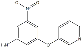 3-nitro-5-(pyridin-3-yloxy)aniline CAS#: 208122-66-1