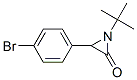 3-(p-Bromophenyl)-1-tert-butylaziridin-2-one CAS#: 27147-97-3
