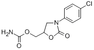 3-(p-Chlorophenyl)-2-oxo-5-oxazolidinylmethyl=carbamate CAS#: 29218-31-3