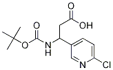 3-((tert-Butoxycarbonyl)aMino)-3-(6-chloropyridin-3-yl)propanoic acid CAS#: 252989-87-0