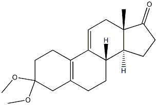3,3-DiMethoxyestra-5(10),9(11)-dien-17-one CAS#: 10109-76-9