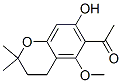 3,4-Dihydro-2,2-dimethyl-5-methoxy-6-acetyl-2H-1-benzopyran-7-ol CAS#: 27364-68-7