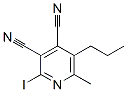 3,4-Pyridinedicarbonitrile, 2-iodo-6-methyl-5-propyl- CAS#: 245079-24-7