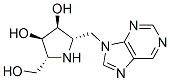 3,4-Pyrrolidinediol, 2-(hydroxymethyl)-5-(9H-purin-9-ylmethyl)-, (2R,3R,4S,5S)- CAS#: 249503-33-1