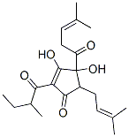 3,4-dihydroxy-5-(3-methylbut-2-enyl)-2-(2-methyl-1-oxobutyl)-4-(4-methyl-1-oxopent-3-enyl)cyclopent-2-en-1-one CAS#: 25422-83-7