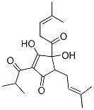 3,4-dihydroxy-5-(3-methylbut-2-enyl)-4-(4-methyl-1-oxopent-3-enyl)-2-(2-methyl-1-oxopropyl)cyclopent-2-en-1-one CAS#: 25269-20-9