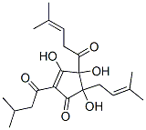 3,4,5-Trihydroxy-2-isovaleryl-5-(3-methyl-2-butenyl)-4-(4-methyl-3-pentenoyl)-2-cyclopenten-1-one CAS#: 26110-47-4