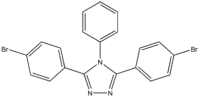 3,5-Bis(4-broMophenyl)-4-phenyl-4H-1,2,4-triazole CAS#: 208124-25-8
