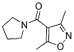 (3,5-DIMETHYL-4-ISOXAZOLYL)(1-PYRROLIDINYL)METHANONE CAS#: 260355-00-8