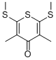 3,5-Dimethyl-2,6-bis(methylthio)-4H-thiopyran-4-one CAS#: 24215-64-3