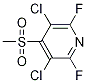 3,5-dichloro-2,6-difluoro-4-(Methyl-sulfonyl)pyridine CAS#: 13239-87-7