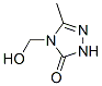 3H-1,2,4-Triazol-3-one, 2,4-dihydro-4-(hydroxymethyl)-5-methyl- (9CI) CAS#: 251451-27-1