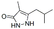 3H-Pyrazol-3-one, 1,2-dihydro-4-methyl-5-(2-methylpropyl)- CAS#: 205813-75-8