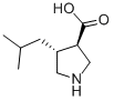 (3R,4R)-4-ISOBUTYLPYRROLIDINE-3-CARBOXYLIC ACID CAS#: 261896-39-3