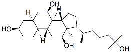 (3R,5S,7R,8R,9S,10S,12S,13R,14S)-17-[(2R)-6-hydroxy-6-methylheptan-2-yl]-10,13-dimethyl-2,3,4,5,6,7,8,9,11,12,14,15,16,17-tetradecahydro-1H-cyclopenta[a]phenanthrene-3,7,12-triol CAS#: 18866-87-0