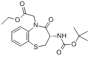 3(S)-BOC-AMINO-2,3-DIHYDRO-4-OXO-1,5-BENZOTHIAZEPINE-5(2H)-ACETIC ACID ETHYL ESTER CAS#: 209683-27-2