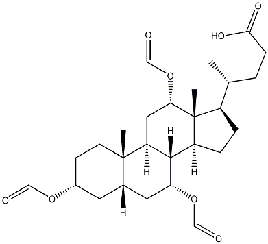(3alpha,5beta,7alpha,12alpha)-3,7,12-Tris(formyloxy)cholan-24-oic acid CAS#: 2097-89-4