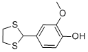 4-(1,3-DITHIOLAN-2-YL)-2-METHOXYPHENOL CAS#: 22068-62-8